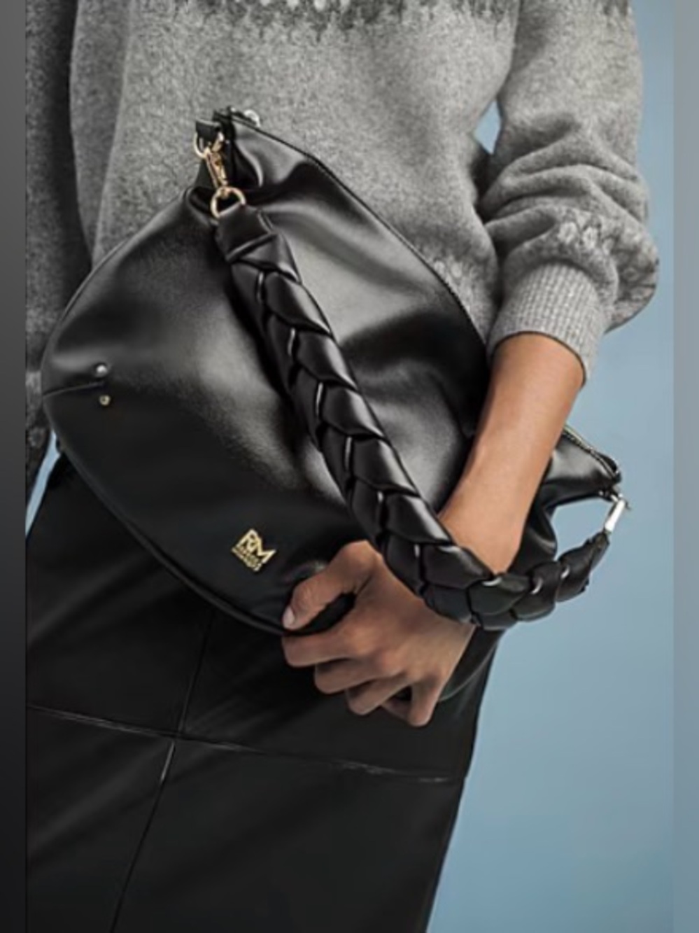 RM Rebecca Minkoff Eldridge Braided Shoulder Bag - Picture 7 of 13
